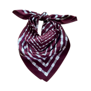 Maroon + Grey Scarf