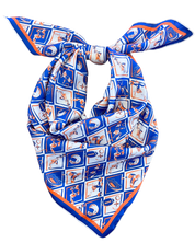 Cobalt + Orange Checkerboard Gameday