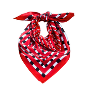 Red + Black Scarf
