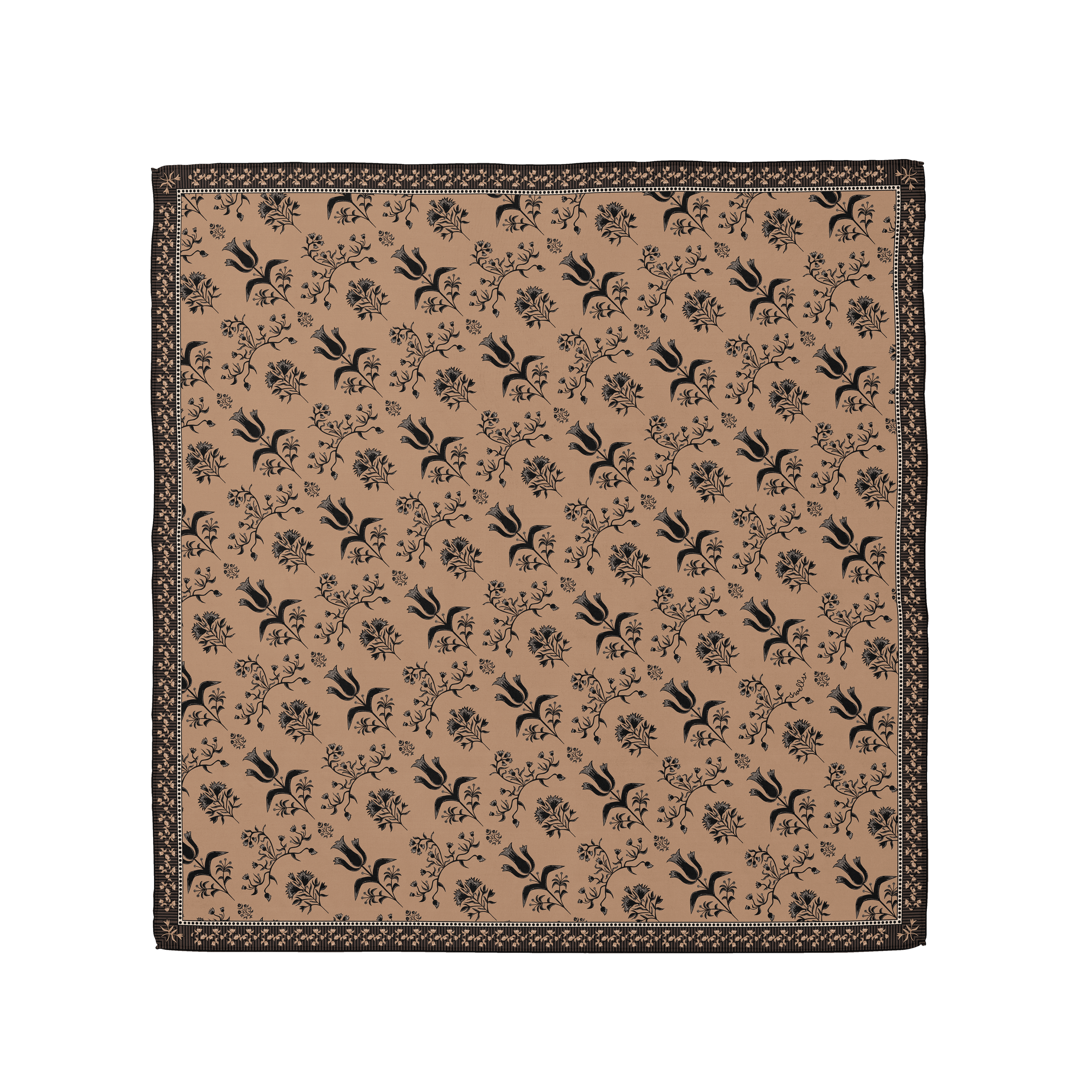 Pepper Block Print Scarf