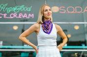 Purple + Orange Scarf