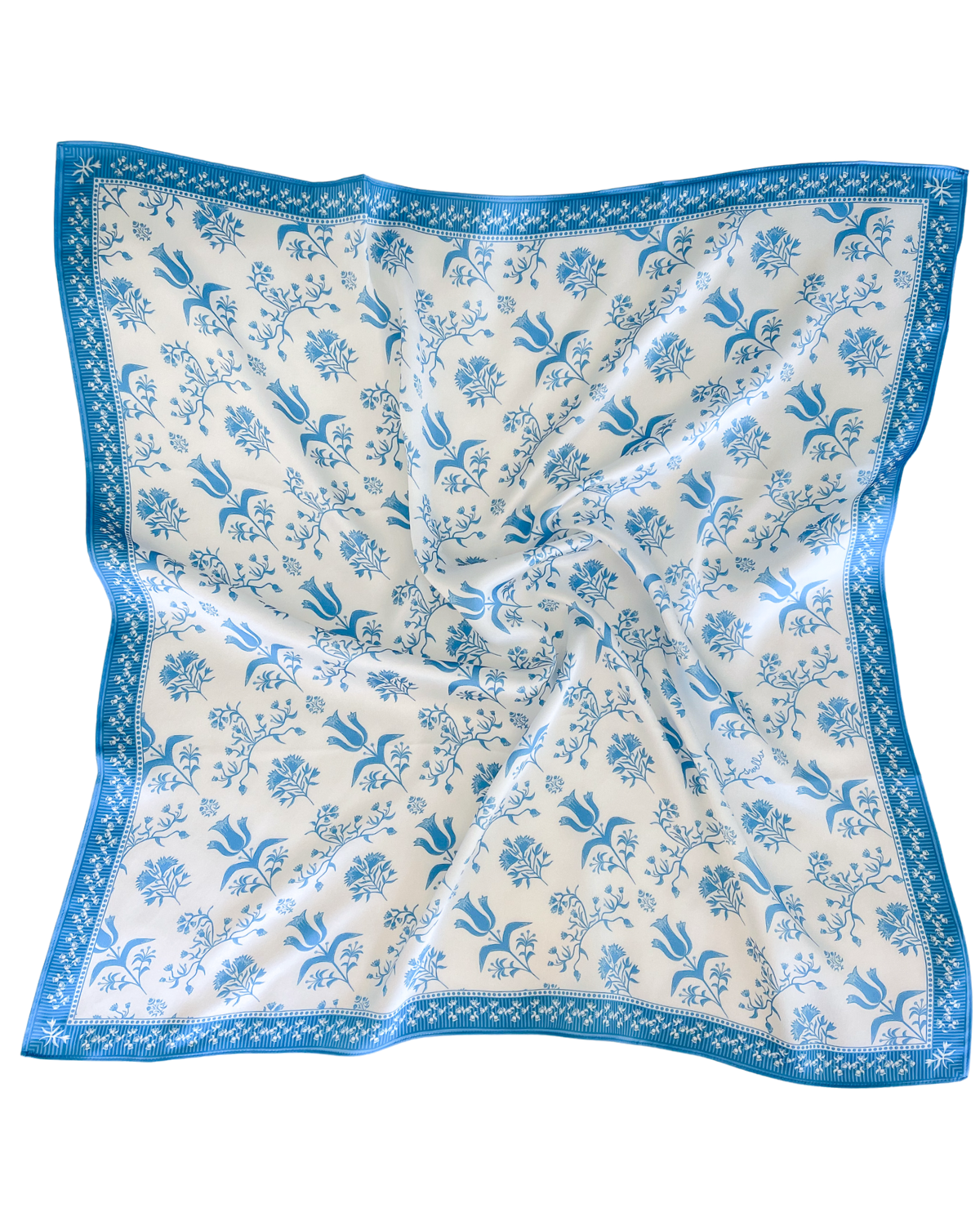 Hydrangea Block Print Scarf